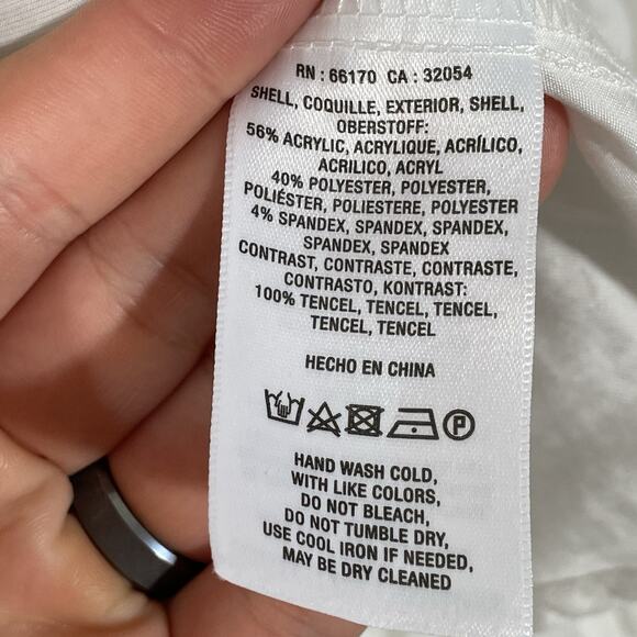 $148 Anthropologie Ruffled Layered Top Size Small Mixed Media Knit Vest Blouse - Picture 9 of 9